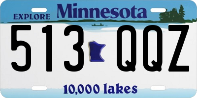 MN license plate 513QQZ