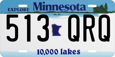 MN license plate 513QRQ