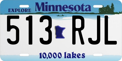 MN license plate 513RJL
