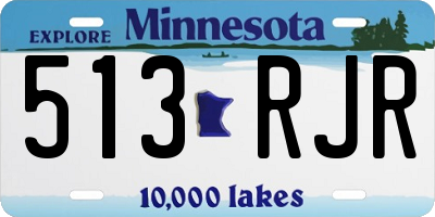MN license plate 513RJR