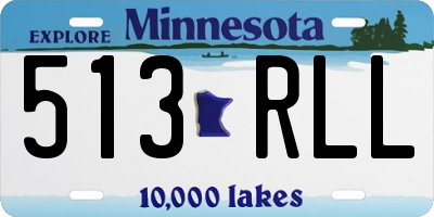 MN license plate 513RLL