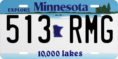 MN license plate 513RMG