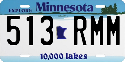 MN license plate 513RMM