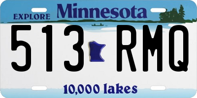 MN license plate 513RMQ