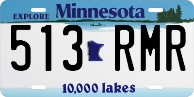 MN license plate 513RMR