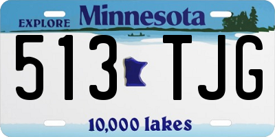 MN license plate 513TJG