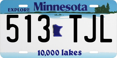 MN license plate 513TJL