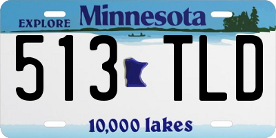 MN license plate 513TLD
