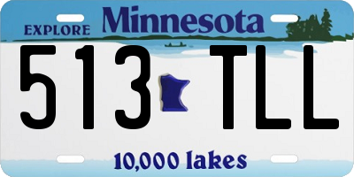 MN license plate 513TLL