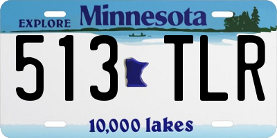 MN license plate 513TLR