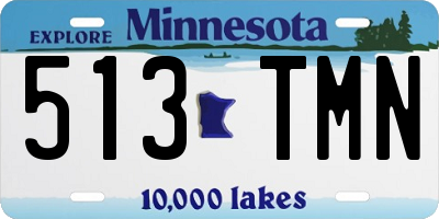 MN license plate 513TMN