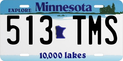 MN license plate 513TMS