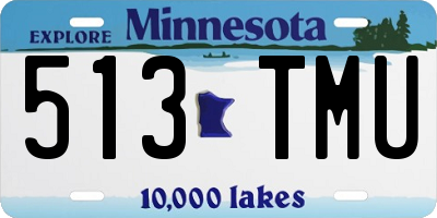 MN license plate 513TMU