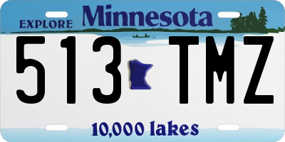 MN license plate 513TMZ