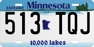 MN license plate 513TQJ