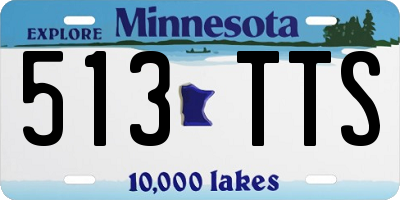 MN license plate 513TTS