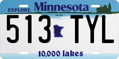 MN license plate 513TYL