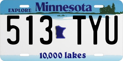 MN license plate 513TYU