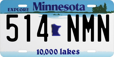 MN license plate 514NMN