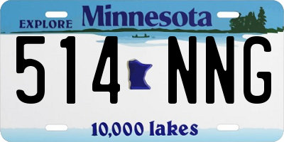 MN license plate 514NNG