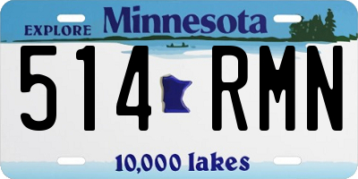 MN license plate 514RMN