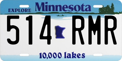 MN license plate 514RMR