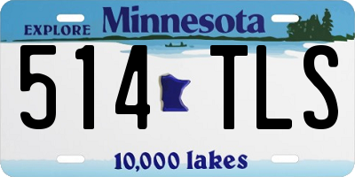 MN license plate 514TLS