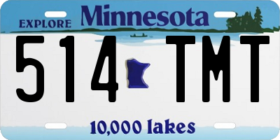 MN license plate 514TMT