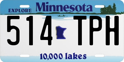MN license plate 514TPH