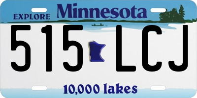 MN license plate 515LCJ