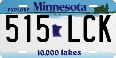 MN license plate 515LCK