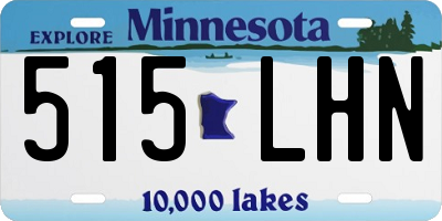 MN license plate 515LHN