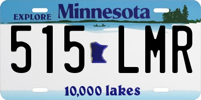 MN license plate 515LMR