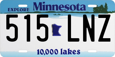 MN license plate 515LNZ