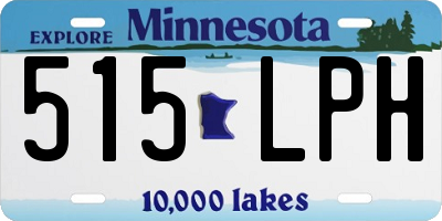 MN license plate 515LPH