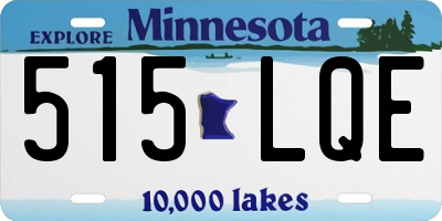 MN license plate 515LQE