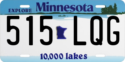 MN license plate 515LQG