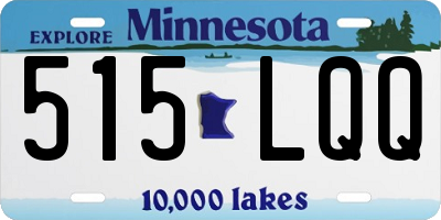 MN license plate 515LQQ