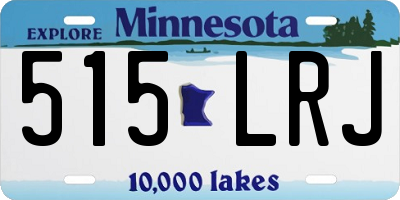 MN license plate 515LRJ