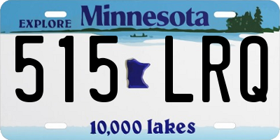 MN license plate 515LRQ