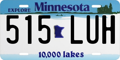 MN license plate 515LUH