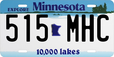 MN license plate 515MHC