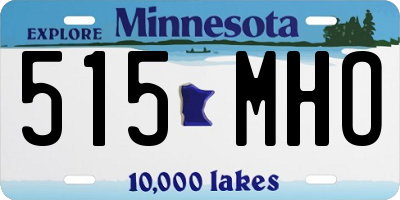 MN license plate 515MHO