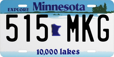MN license plate 515MKG