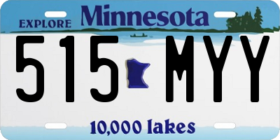 MN license plate 515MYY