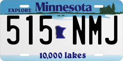 MN license plate 515NMJ