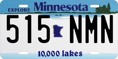 MN license plate 515NMN