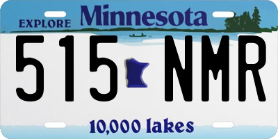 MN license plate 515NMR