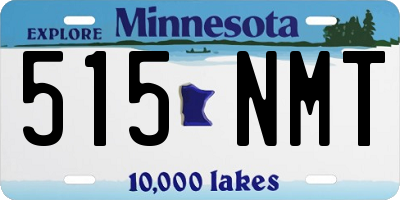 MN license plate 515NMT