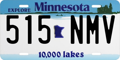 MN license plate 515NMV